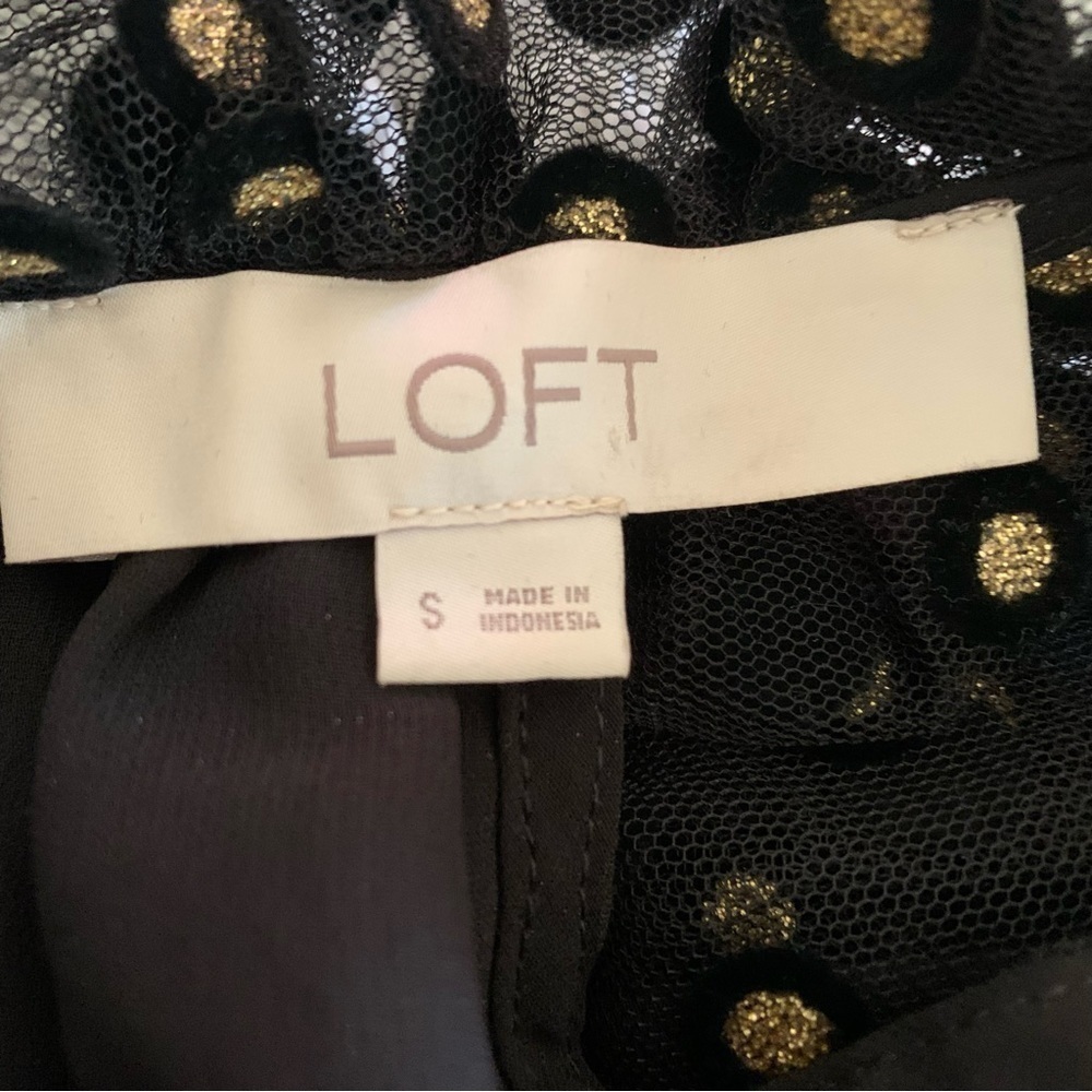 loft Clip Dot Halter Top NWOT Size Small - Picture 8 of 9